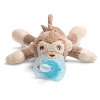 Philips Avent Philips Avent - Snuggle Knuffelspeen - Ultra Soft Aap - 0/6 maanden