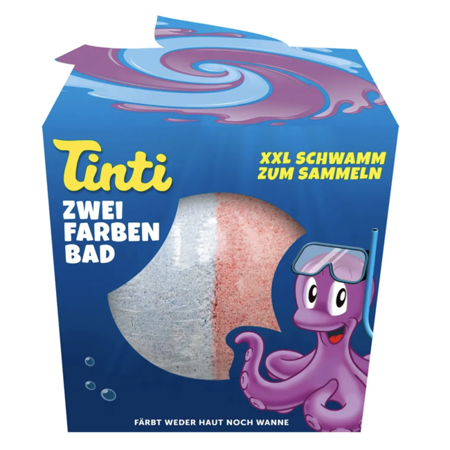 Tinti - Badbruisbal Roze/wit - 1 stuks