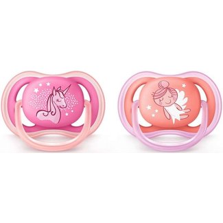 Philips Avent Philips Avent - Fopspeen Ultra Air - 6/18 mnd - Roze - 2 stuks