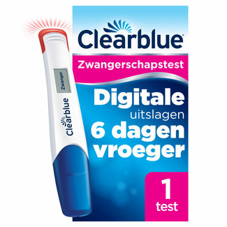Clearblue Clearblue - Zwangerschapstest - Digitaal Ultravroeg 6 dagen - 1 test