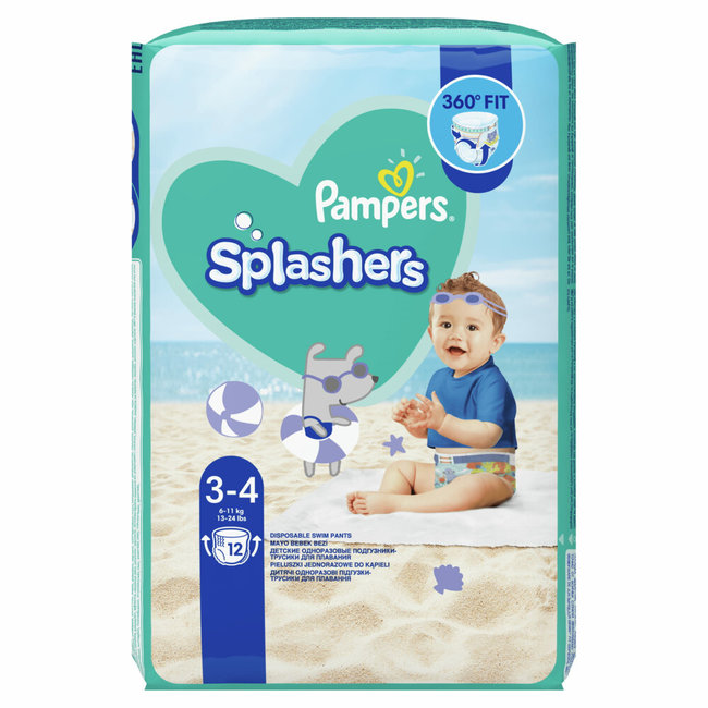 Pampers - Splashers - Wegwerp Zwemluiers - Maat 3/4 - 36 stuks