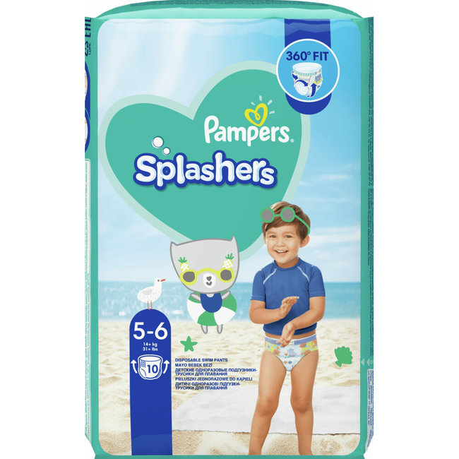 Pampers - Splashers - Wegwerp Zwemluiers - Maat 5/6 - 10 stuks