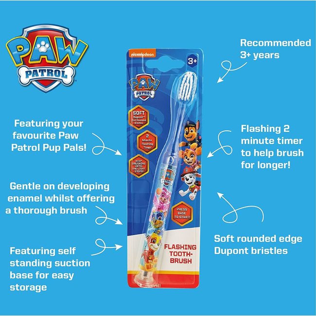 Paw Patrol - LED Lichtjes Tandenborstel - 3+ jaar - met Timer
