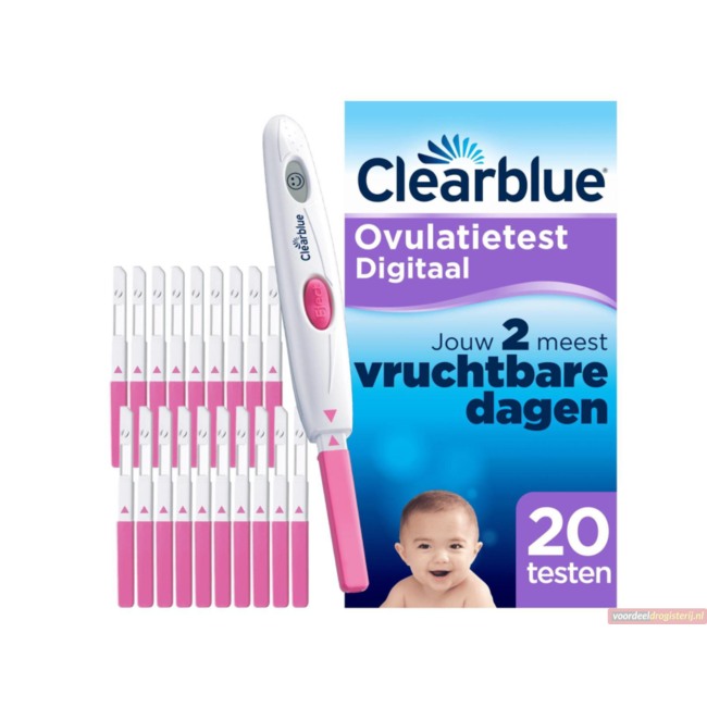 Clearblue - Ovulatietest - Digitaal - 20 testen
