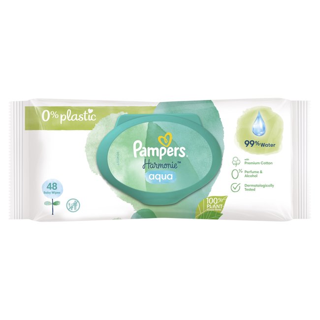 Pampers - Harmonie Aqua - Billendoekjes - 48 doekjes - 1 x 48