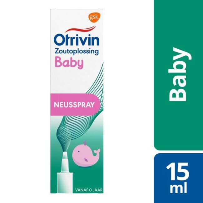 Otrivin - Baby Neusspray - Zoutoplossing - 15ml