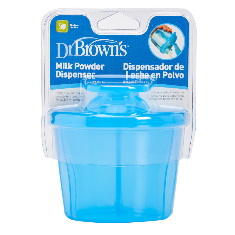 Te voet Instrument video Dr. Browns - Melkpoeder Dispenser - Blauw - 300ml - Babydrogist.nl