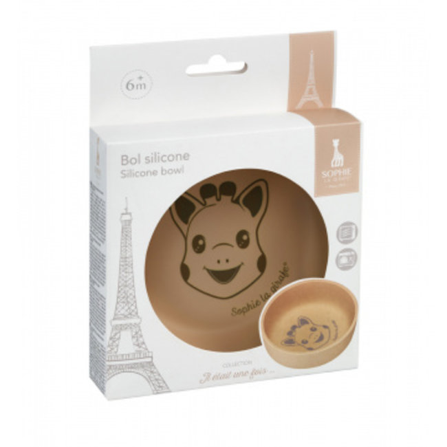 Sophie de Giraffe - Siliconen Kom - 6+ maanden