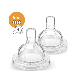 Philips Avent Philips Avent - Anti-Colic Snelle Flesspenen - 6+ maanden - 2 stuks - SCF634/27