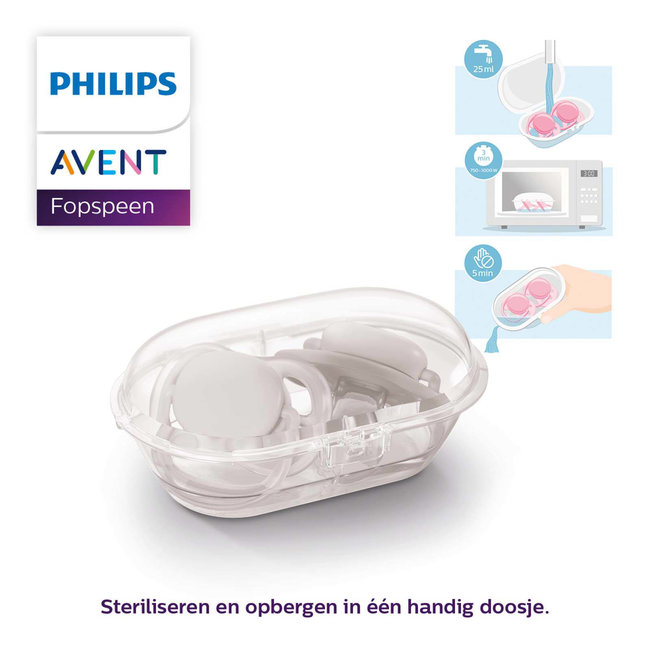 Philips Avent - Ultra Air - Fopspeen Fruit - 0/6 maanden - 2 stuks - SCF080/17