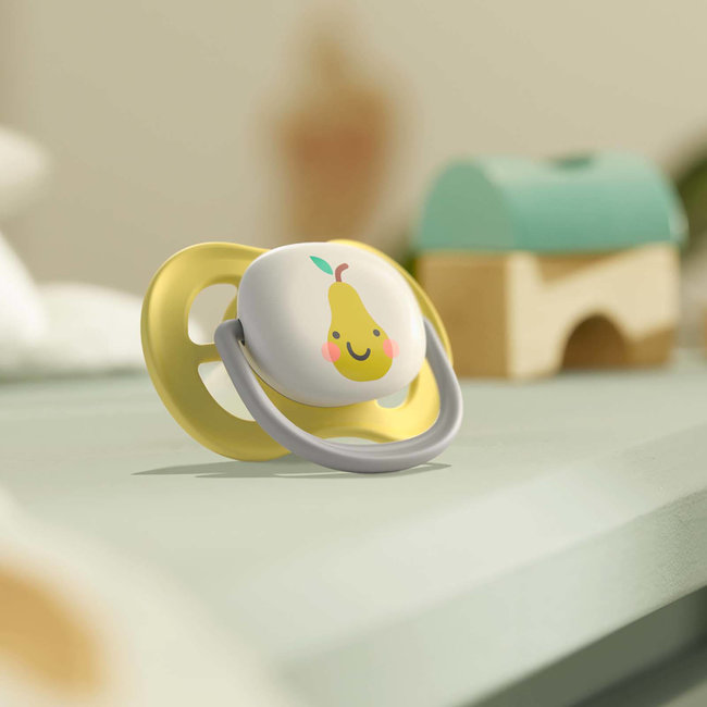 Philips Avent - Ultra Air - Fopspeen Fruit - 0/6 maanden - 2 stuks - SCF080/17