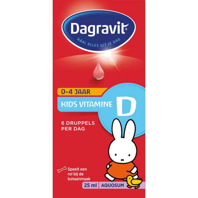 Dagravit Dagravit - Kids Vitamine D - Aquosum Druppels - 0/4 jaar - 25ml