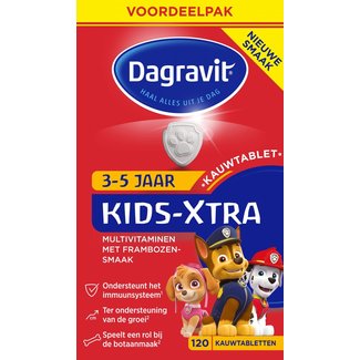 Dagravit Dagravit - Kids Extra - Kauwtabletten - 3/5 jaar - 120 stuks