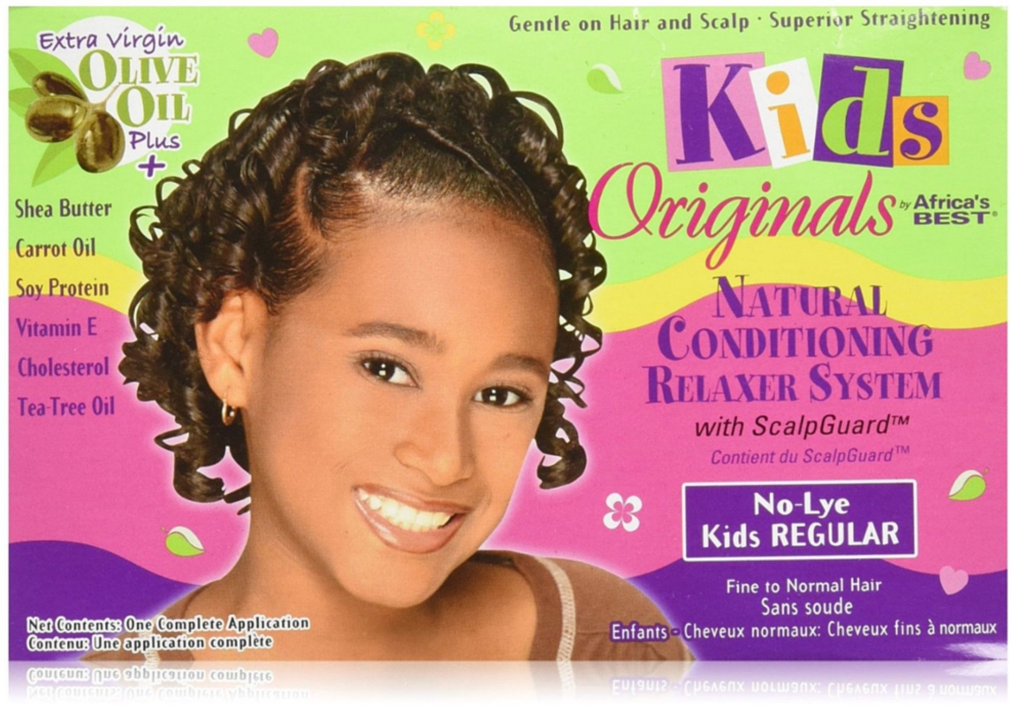 Africa's Best - Kids Originals - Natural Conditioning Relaxer Kit - 1 Complete behandeling 
