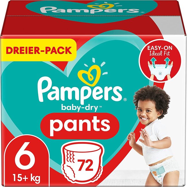 Pampers Pampers - Baby Dry Pants - Maat 6 - Mega Pack  - 72 luierbroekjes