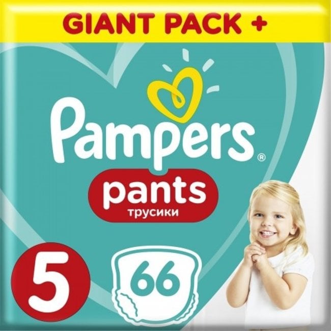 Pampers Pampers - Baby Dry Pants - Maat 5 - Mega Pack - 66 luierbroekjes