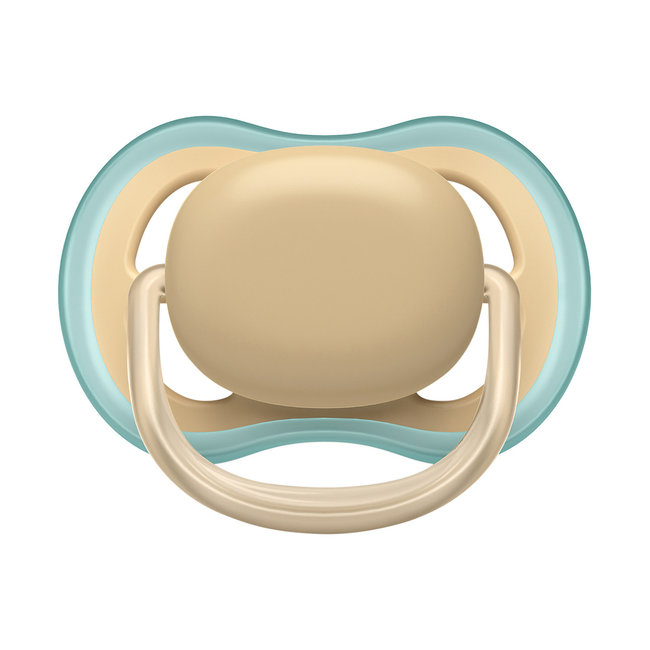 Philips Avent - Ultra Air - Fopspeen - 0/6 maanden - 2 stuks - SCF085/15 - Wit / Geel