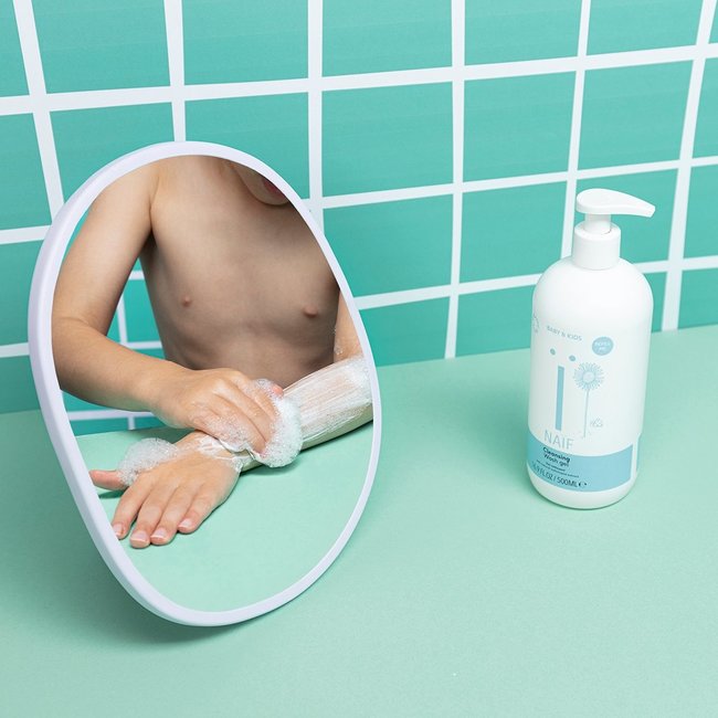 Naïf Care - Cleansing Wasgel - 500 ml - Met Drukpomp