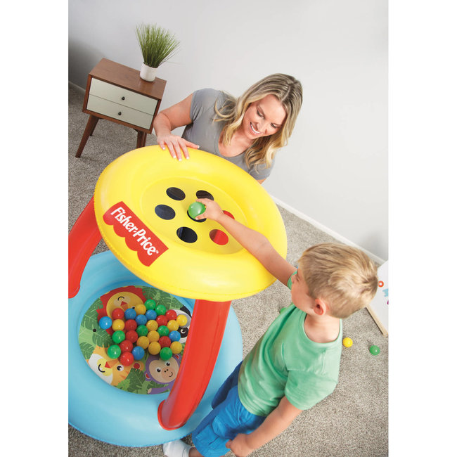 Fisher-Price -  Oplaasbare Ballenbak Junior 89 x 84 cm 16-delig - Bestway