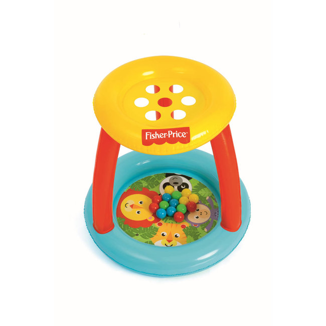 Fisher-Price -  Oplaasbare Ballenbak Junior 89 x 84 cm 16-delig - Bestway