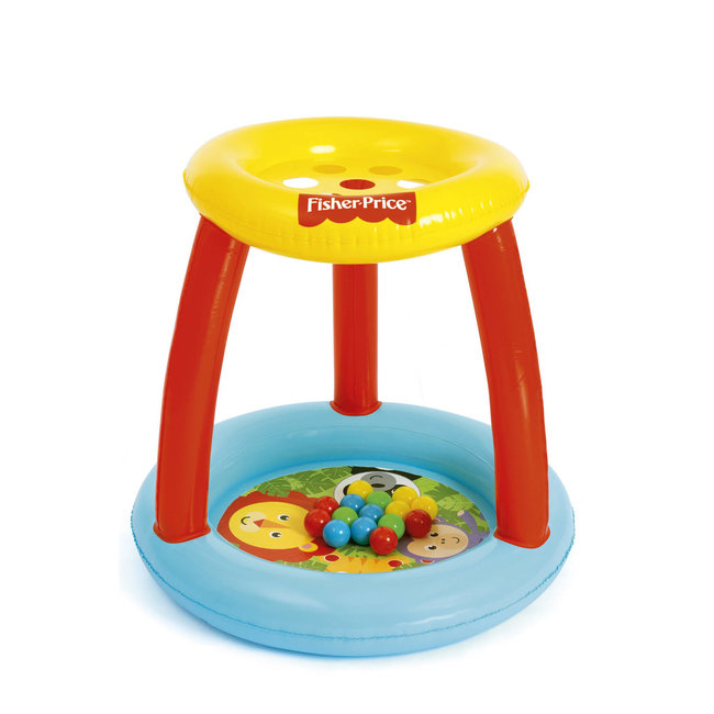 Fisher-Price -  Oplaasbare Ballenbak Junior 89 x 84 cm 16-delig - Bestway