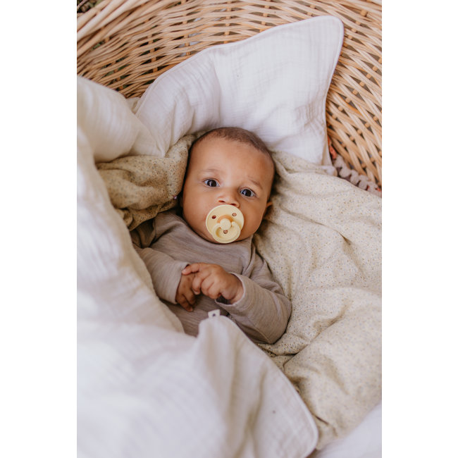 BIBS - Colour Fopspeen - Symmetrisch - Maat 1 - Fossil Grey / Mauve - Duopack