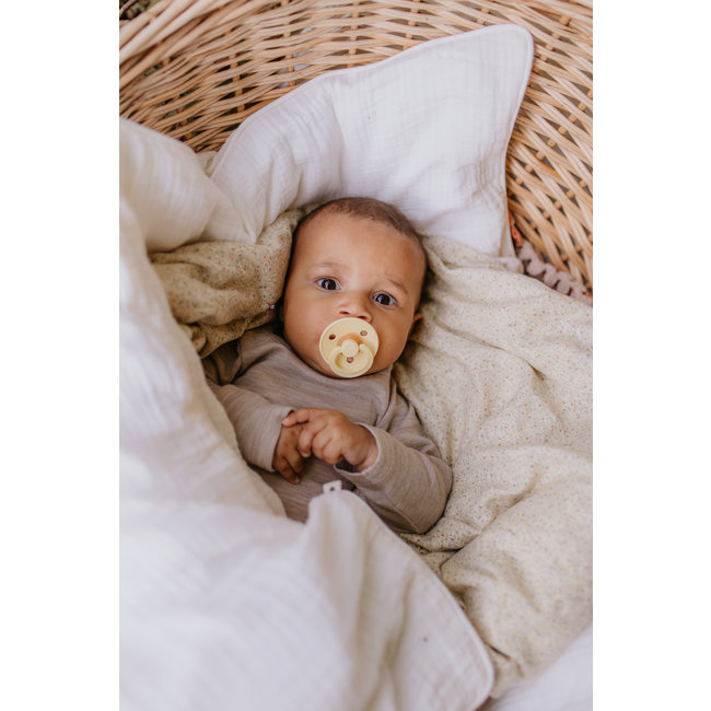 BIBS - Colour Fopspeen - Symmetrisch - Maat 1 - Ivory/Blush - Duopack