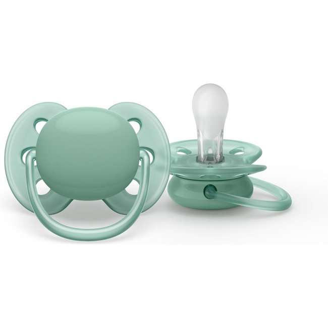 Philips Avent - Ultra Soft Fopspeen - 0/6 maanden - 2 stuks - SCF091/03