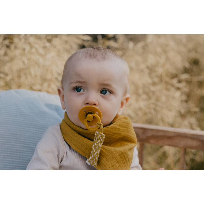 BiBS - Fopspeenkoord - Sage / Ivory - 0+ maanden