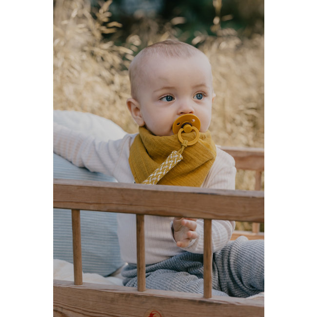 BiBS - Fopspeenkoord - Sage / Ivory - 0+ maanden