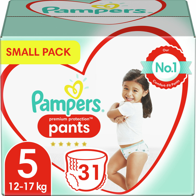 Pampers Pampers - Premium Protection Pants - Maat 5 - Small Pack - 31 luierbroekjes