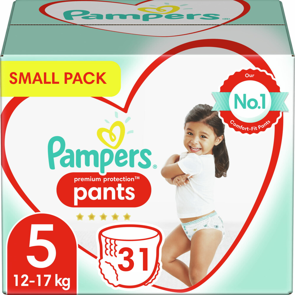 Pampers Protection Pants - Maat 5 Small Pack - luierbro - Babydrogist.nl
