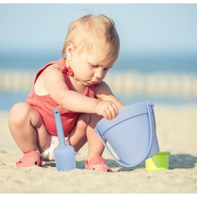 Dutsi - Siliconen Strandspeelgoed set - Lichtblauw