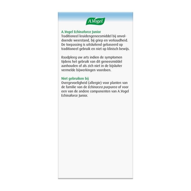 A. Vogel - Echinaforce Griep Tabletten - Junior - 120 Tabletten