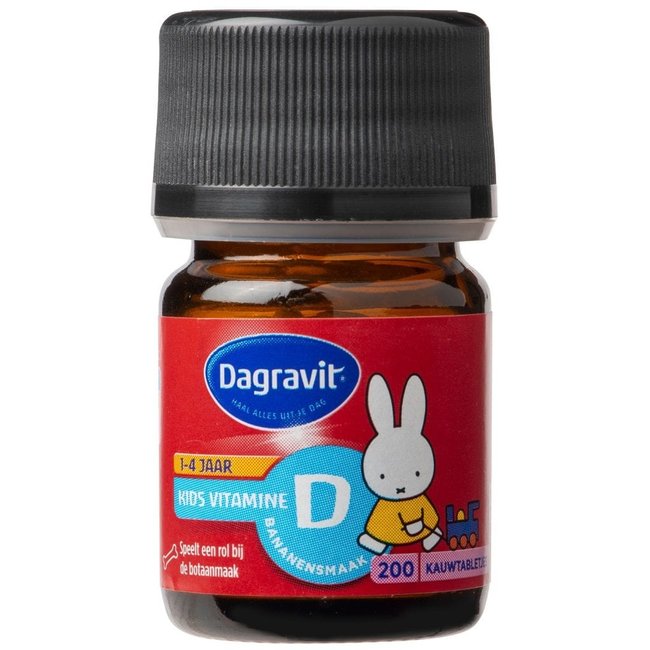 Dagravit - Kids Vitamine D kauwtabletjes - 200 Stuks
