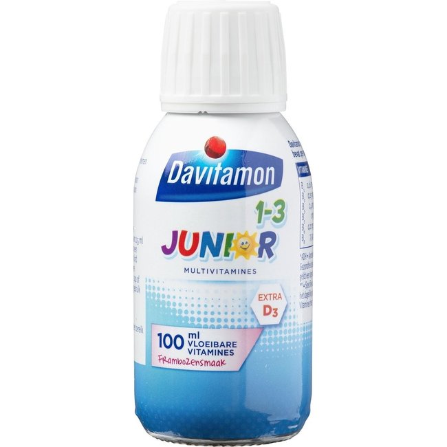 Davitamon - Junior 1+ Vloeibare Vitamines - Framboos - 100 ml