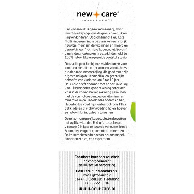 New Care - Multivitamine Kind - 60 Kauwtabletten