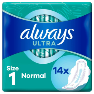 Always Always - Maandverband Ultra Normal - Met Vleugels - Maat 1 -  14 Pads