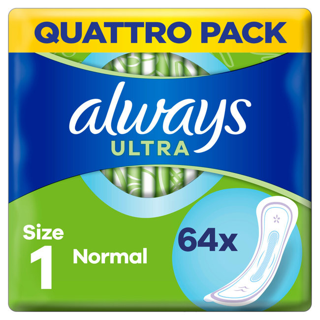 Always - Maandverband Ultra Normal - Maat 1 - 64 Pads