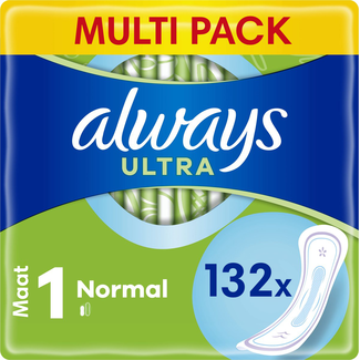 Always Always - Maandverband Ultra Normal - Maat 1 -  3 x 44 - 132 Pads