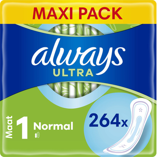 Always Always - Maandverband Ultra Normal - Maat 1 -  6 x 44 - 264 Pads