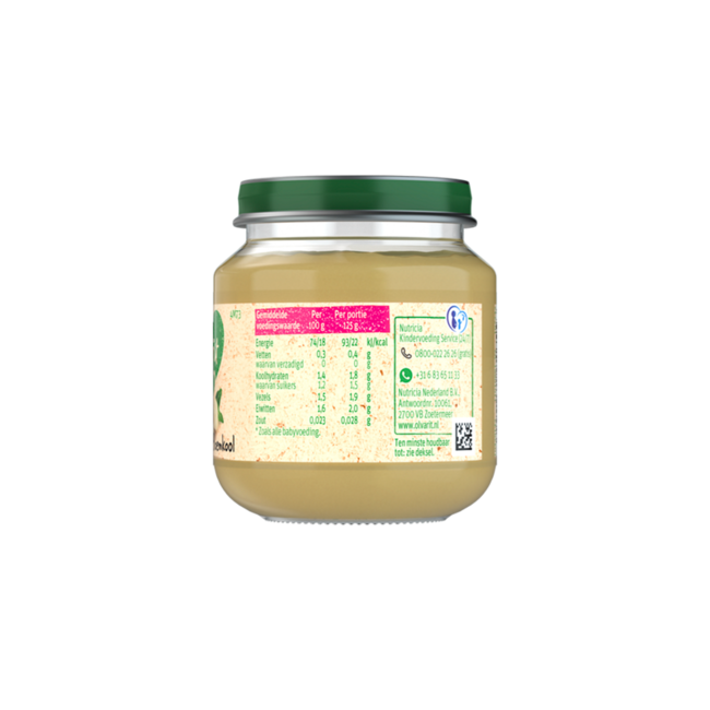 Olvarit - Groentehapje - Bloemkool - 4+ maanden - 125 gr