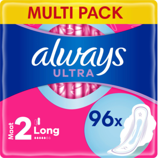 Always Always - Maandverband - Ultra Super - Met Vleugels - Maat 2 - 96 Pads