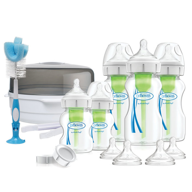 Dr. Brown's- Options+ Anti-colic- Brede Hals -Newborn Gift Set- AC167-GBX