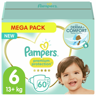 Pampers Pampers - Premium Protection - Maat 6 - Mega Pack - 60 luiers