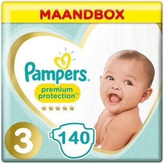 Pampers Pampers - Premium Protection - Maat 3 - Maandbox - 140 luiers