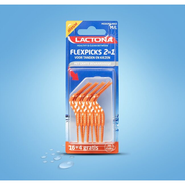 Lactona- Flexpicks- 2in1- 20 stuks