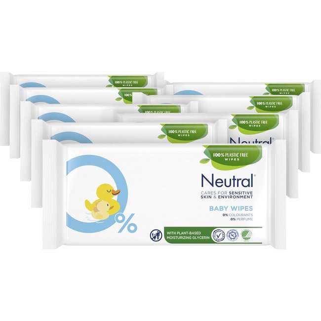 Neutral - Baby Billendoekjes - 1 x 52 stuks - 0% Parfum