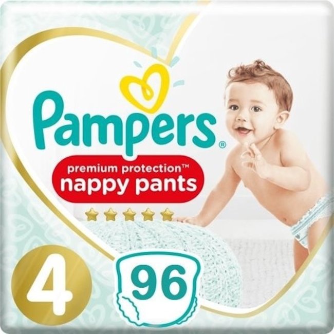 Pampers - Premium Protection Pants - Maat 4 - Mega Pack - 96 broekjes -