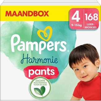 Pampers Pampers - Harmonie Pants - Maat 4 - Maandbox - 168 stuks - 9/15 KG